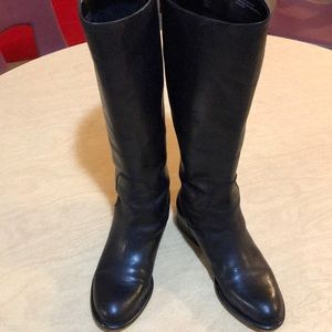 Franco Sarto Black Riding Boots